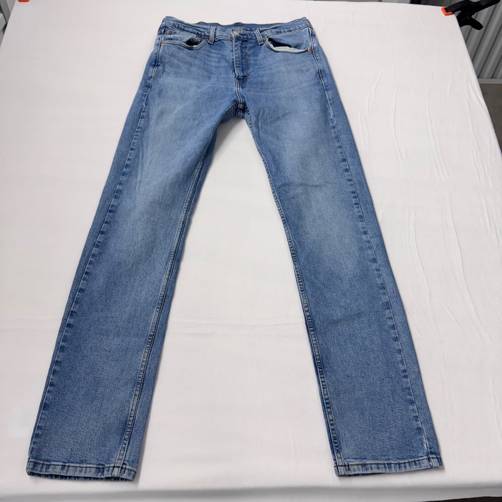Levis 505 Regular Fit Straight Leg Jeans Mens 32x34 Blue Denim 00505-2669